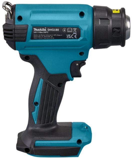 Ergonomska ručka Makita DHG180Z puhala za vrući zrak